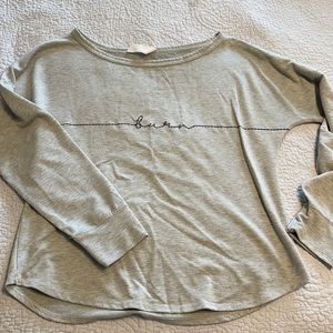 Burn Boot Camp lightweight sweatshirt size L